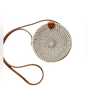 BALI bag round rattan woven